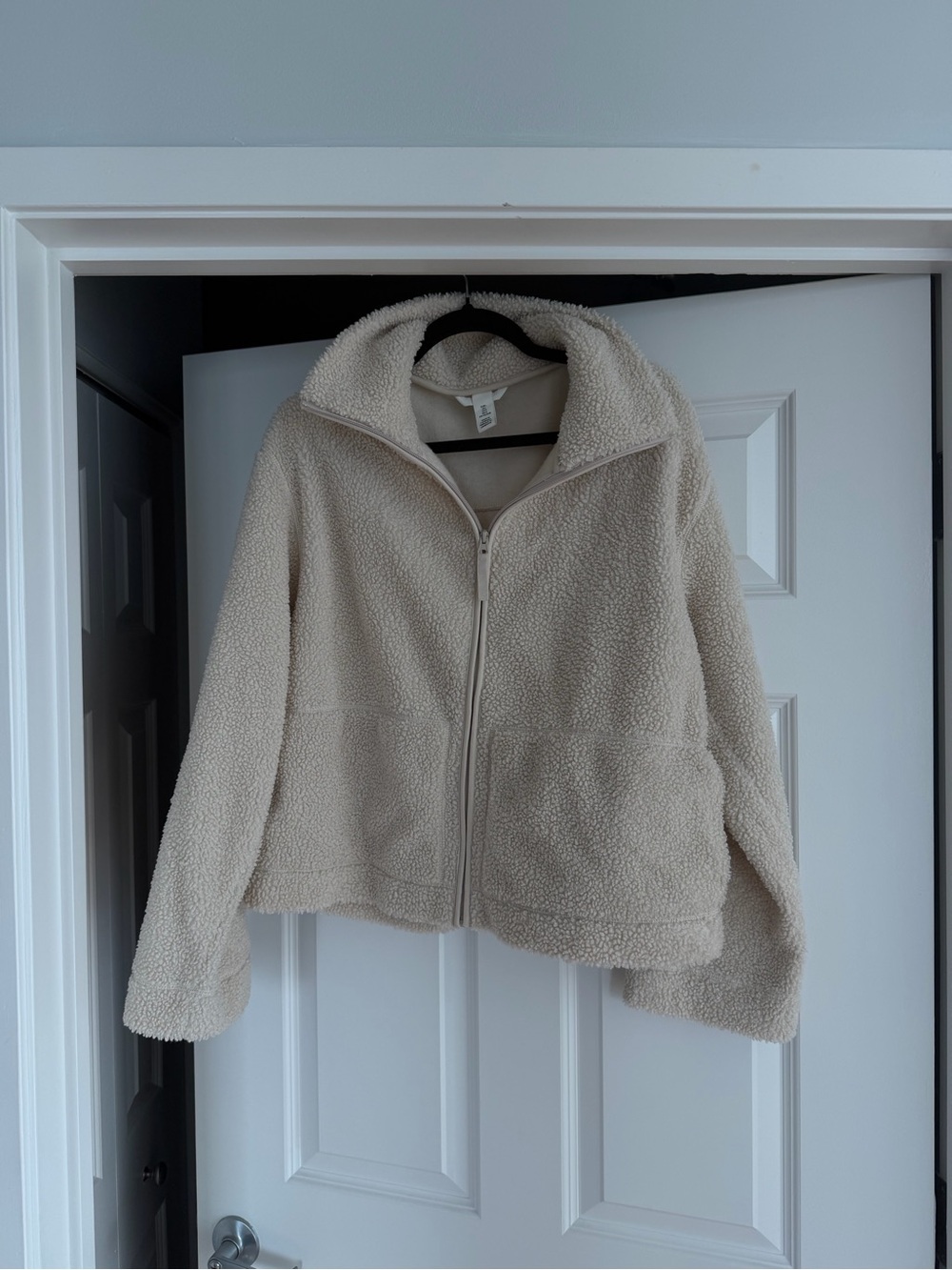Cozy Cream Sherpa Zip-Up Jacket